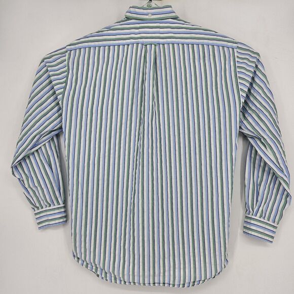 Faconnable Shirt Mens Medium Button Down Long Sleeve Casual Preppy FLAWS - Picture 5 of 12